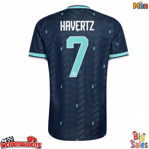 Germany Kai Havertz #7 Replica Away Stadium Shirt World Cup 2026 Short Sleeve